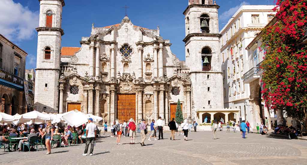 Cathedral of Havana in San Cristobal Mexico