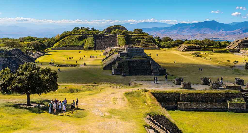 Monte Alban in Oaxaca Mexico