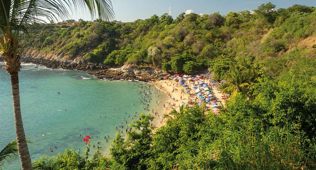 Playa Carrizalillo in Puerto Escondido Mexico
