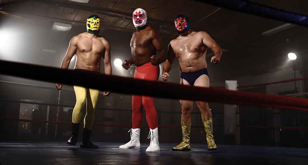 Lucha libre in Mexico City Mexico