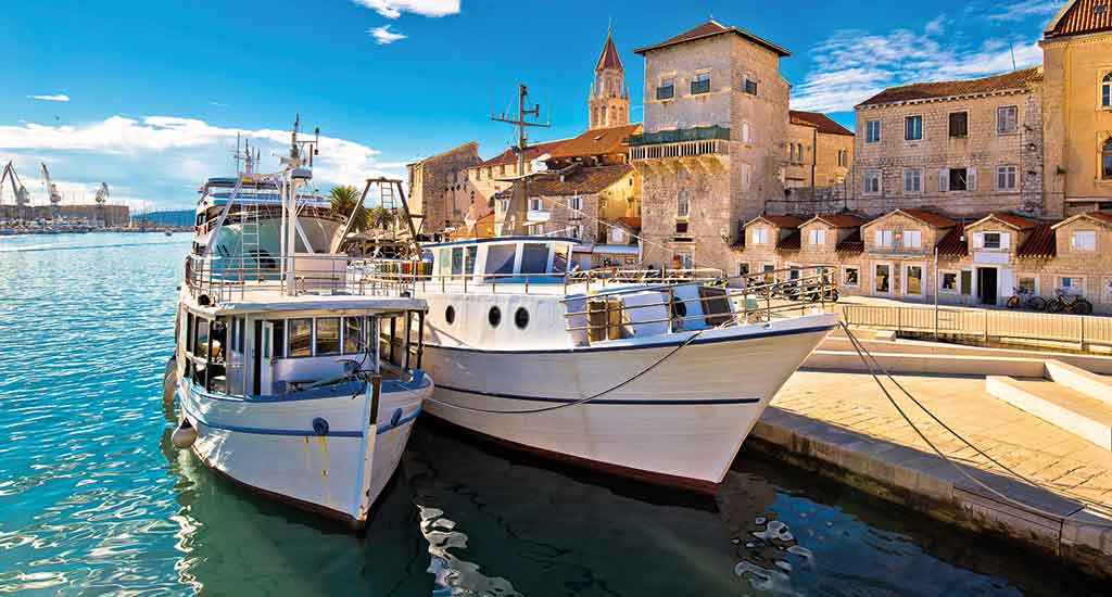 Boats in Trogir