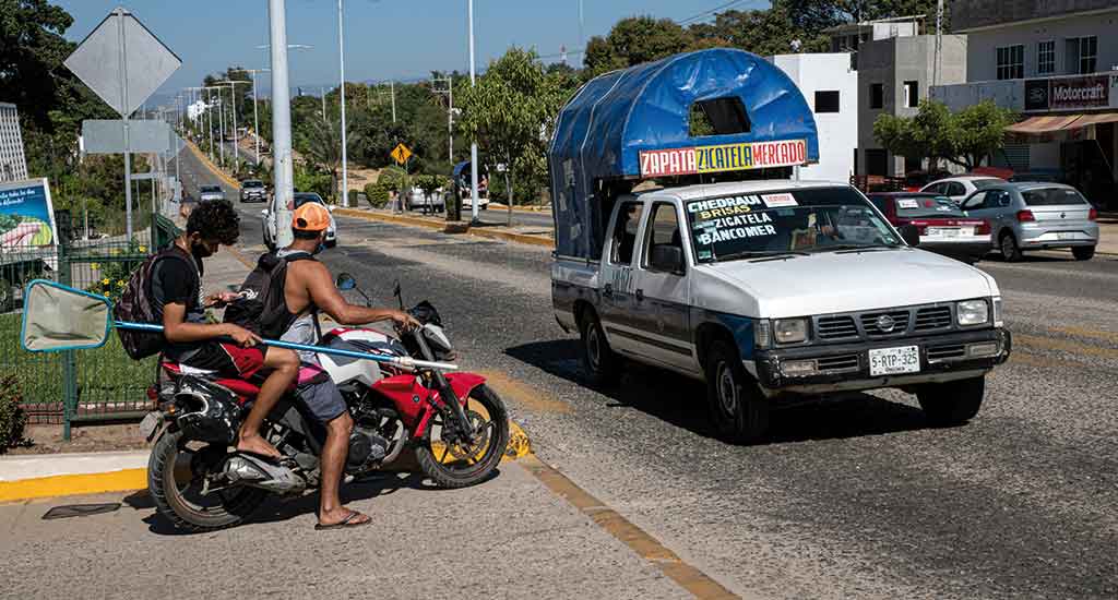 Streets of Puerto Escondido Mexico