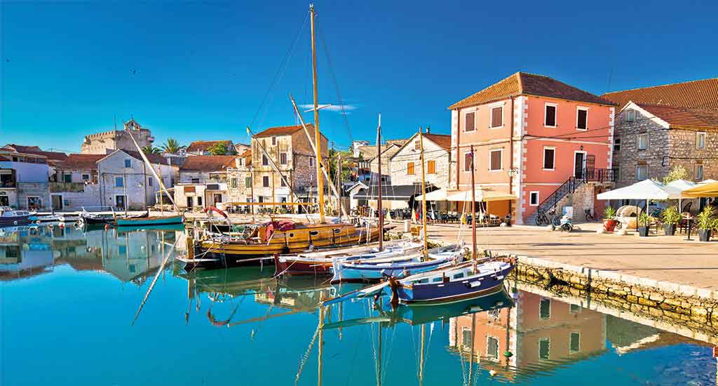 Vrboska waterfront view