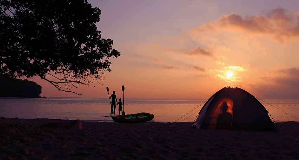 Camping at Ang Thong National Marine Park, Koh Phangan