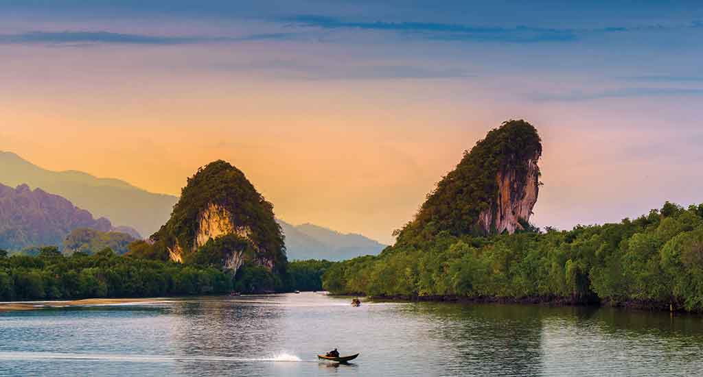 Khao Kha Nab Nam at Krabi province