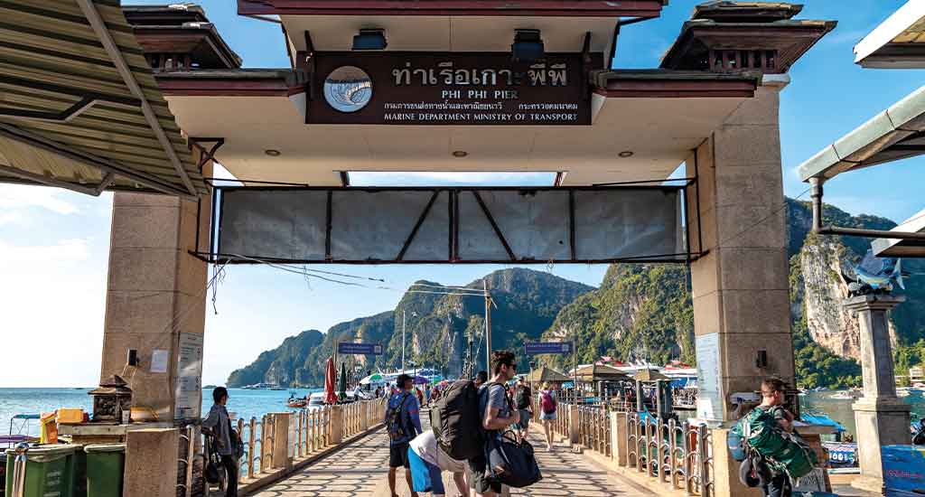 Tonsai Pier at Koh Phi Phi