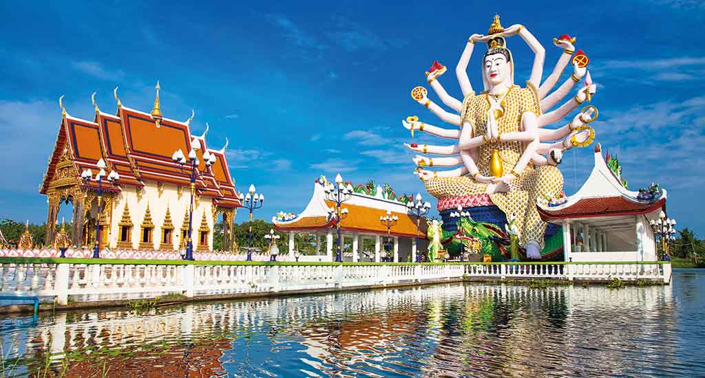 Wat Plai Laem Temple at Koh Samui
