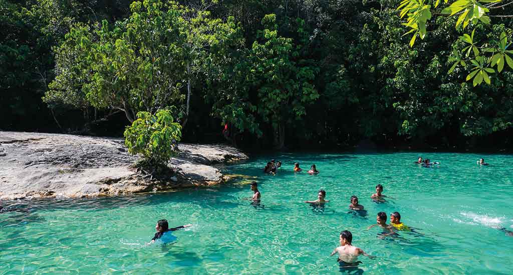 Emerald pool at Khao Pra, Krabi