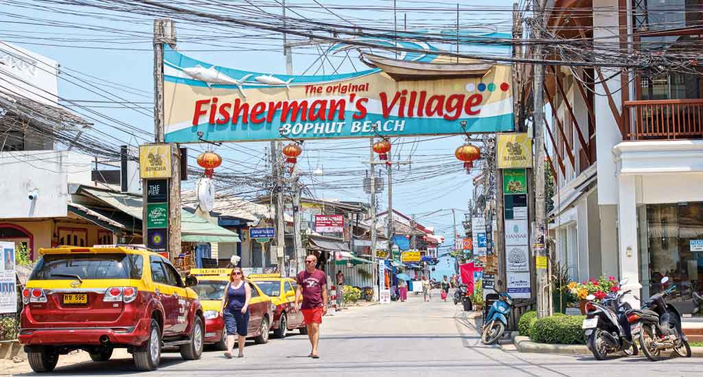 Fisherman Village at Bophut Beach, Koh Samui