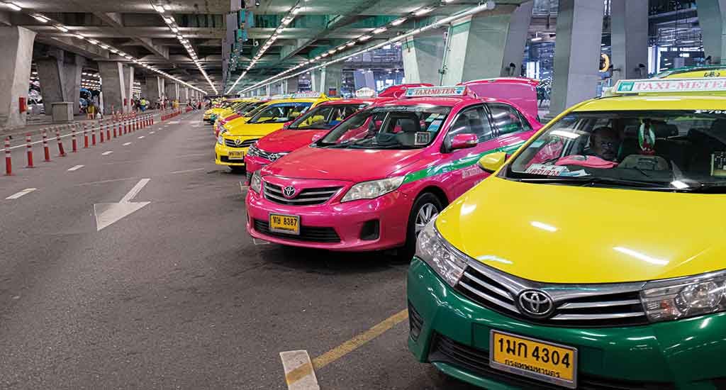 Taxi Bay in Thailand
