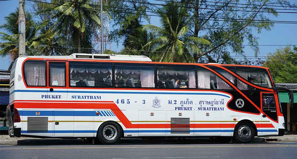 Bus from Surat Thani to Phuket