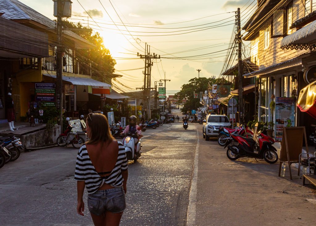 Street on Koh Tao Island