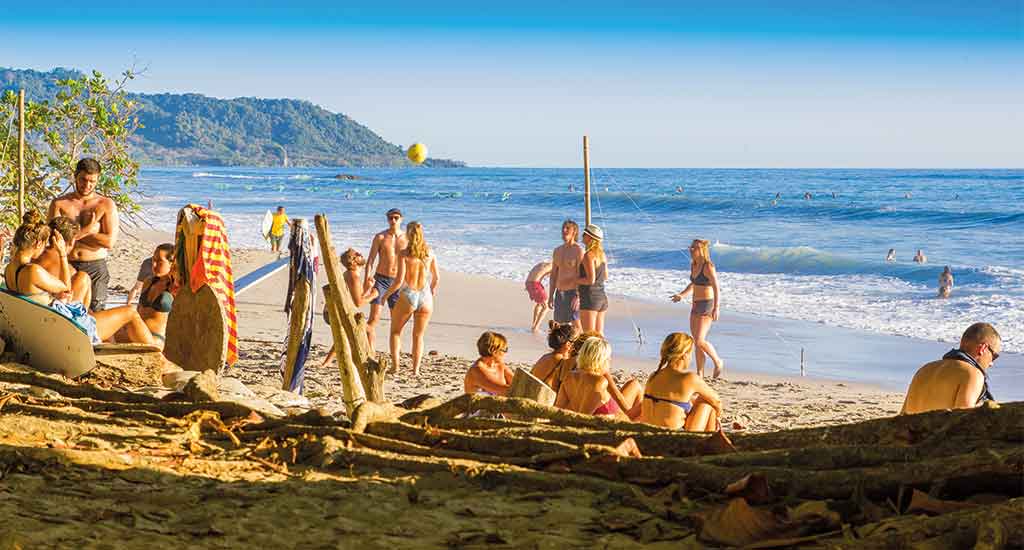Surfers in Santa Teresa Costa Rica