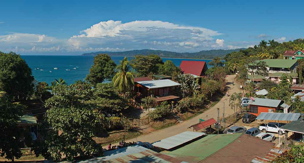 Drake Bay town Costa Rica