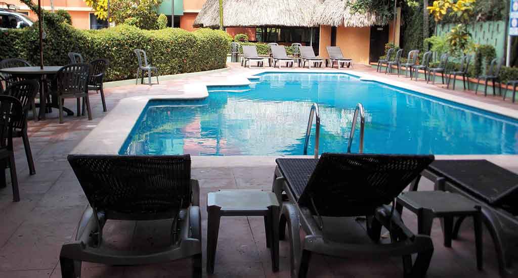 hotel Pool in Palenque Mexico