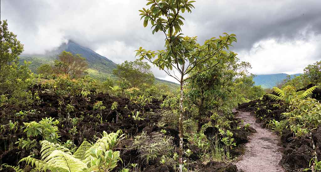 Lava trail in La Fortuna Costa Rica