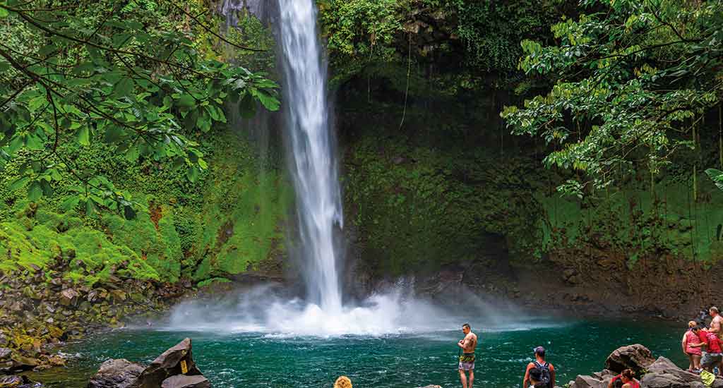 La Fortuna waterfalls in Costa Rica