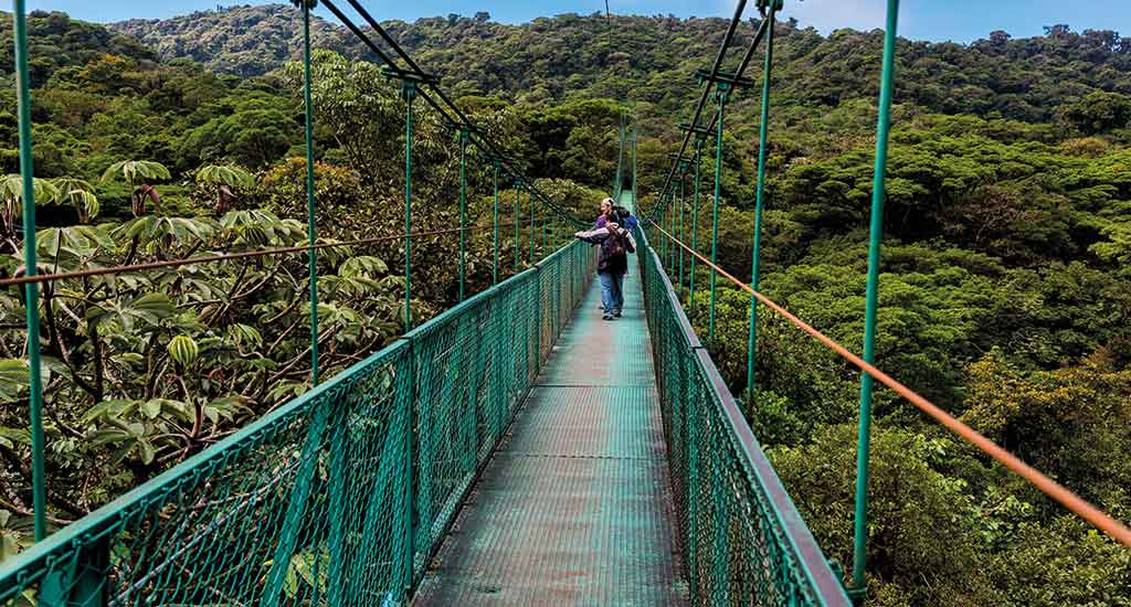 Hanging Bridge in Costa Rica
