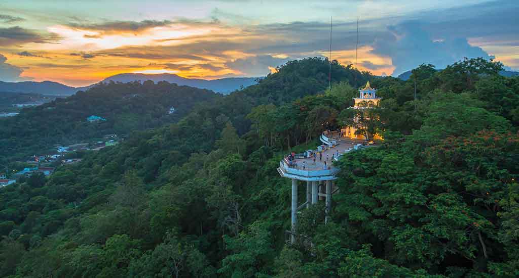 Khao Rung viewpoint of Phuket Thailand
