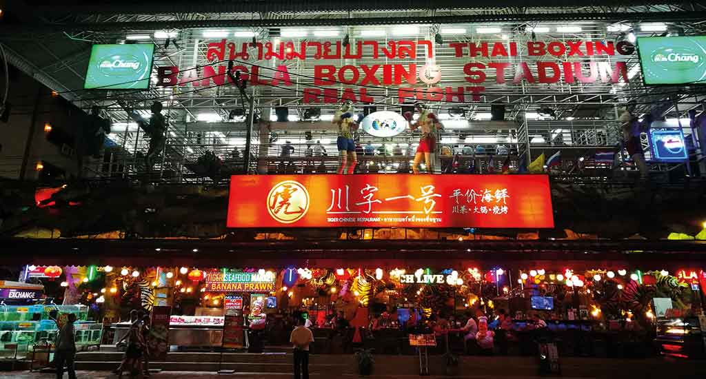 Boxing stadium in Phuket Thailand