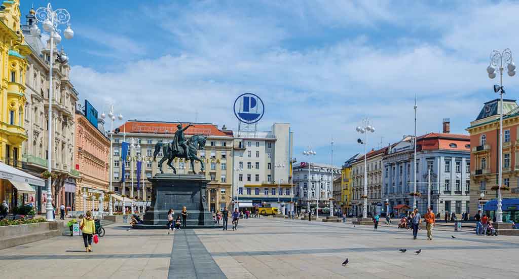 Lower Zagreb town