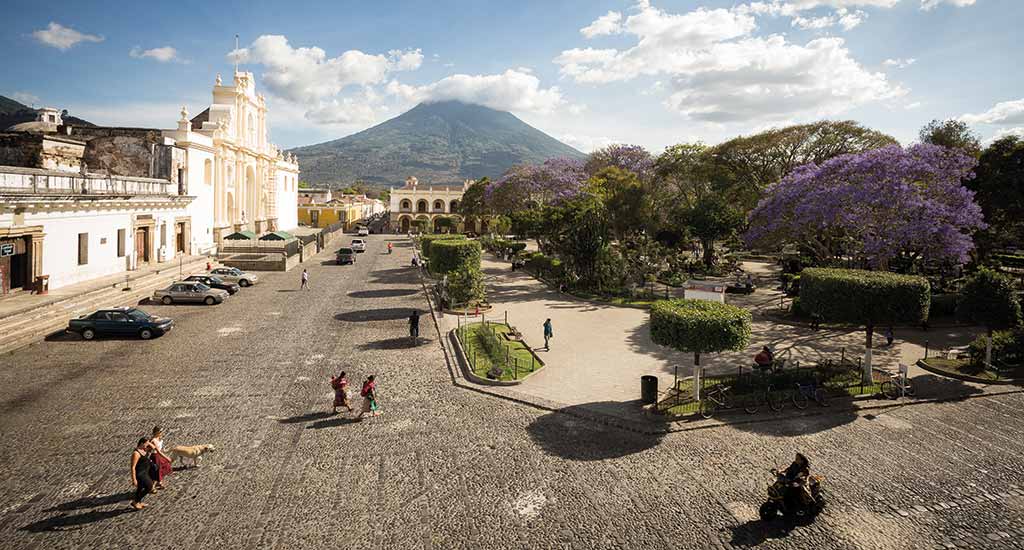 Main square in Antigua