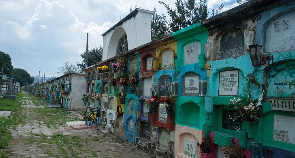 Rows of burial apartment