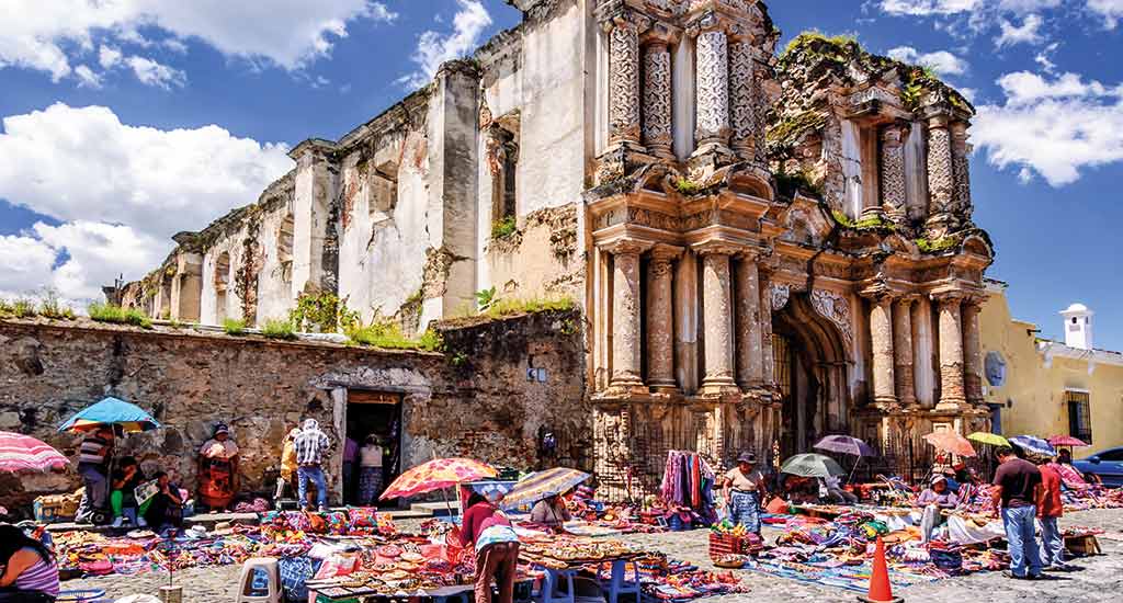 Church ruins in Antigua