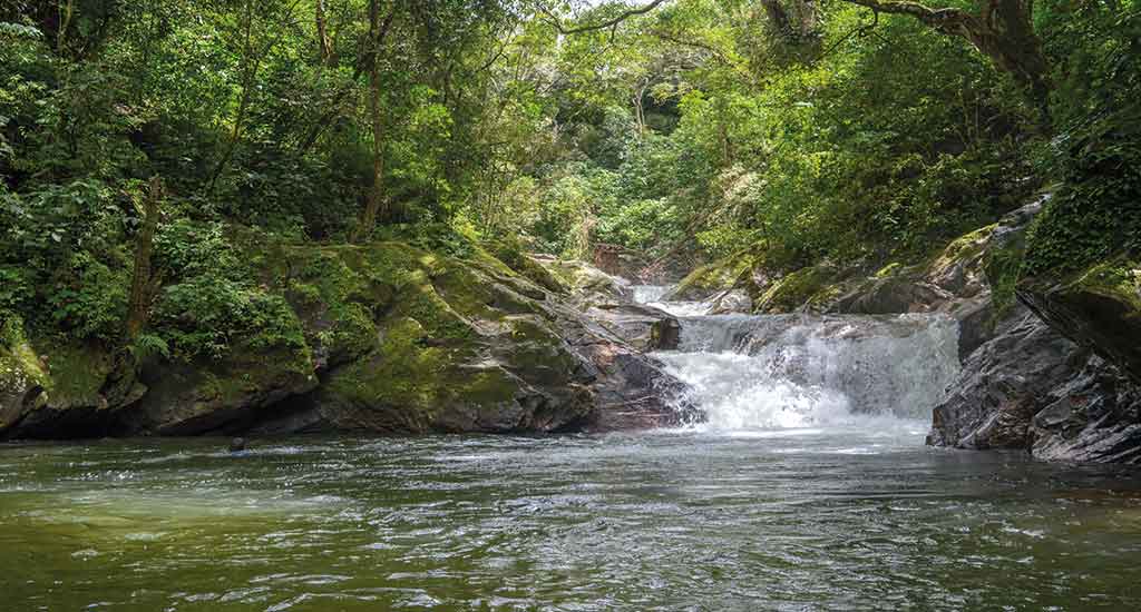 Pozo Azul waterfall Minca