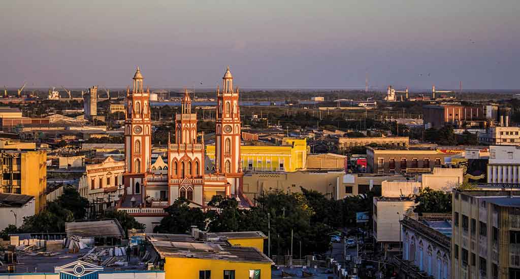 Historical central in Baranquilla Colombia