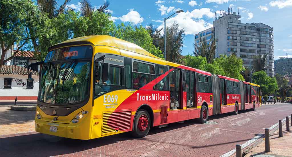Bus in Bogota