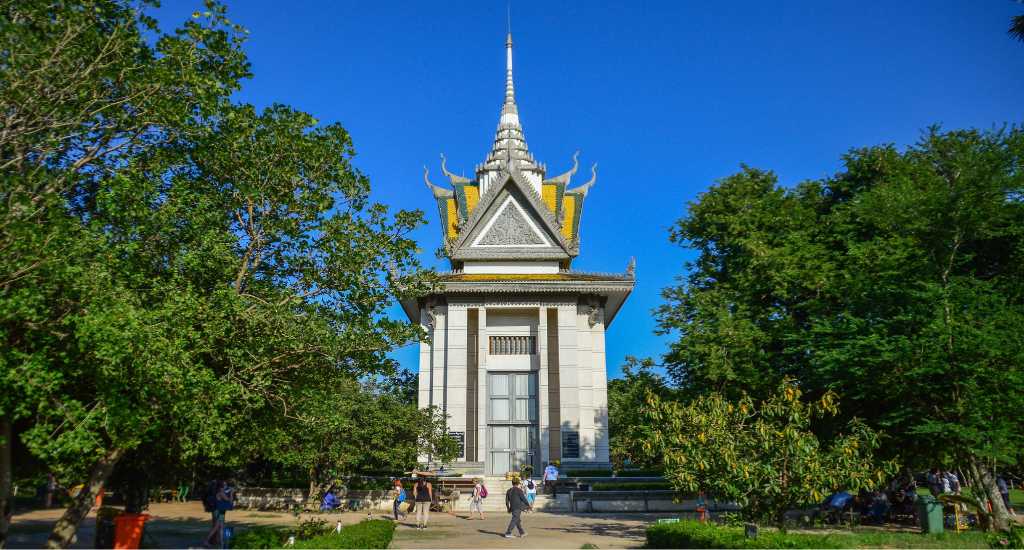 Stupa of the lives lost in Phnom Penh