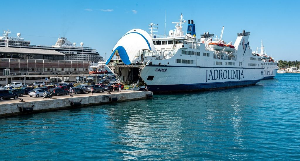Ferry in Croatia